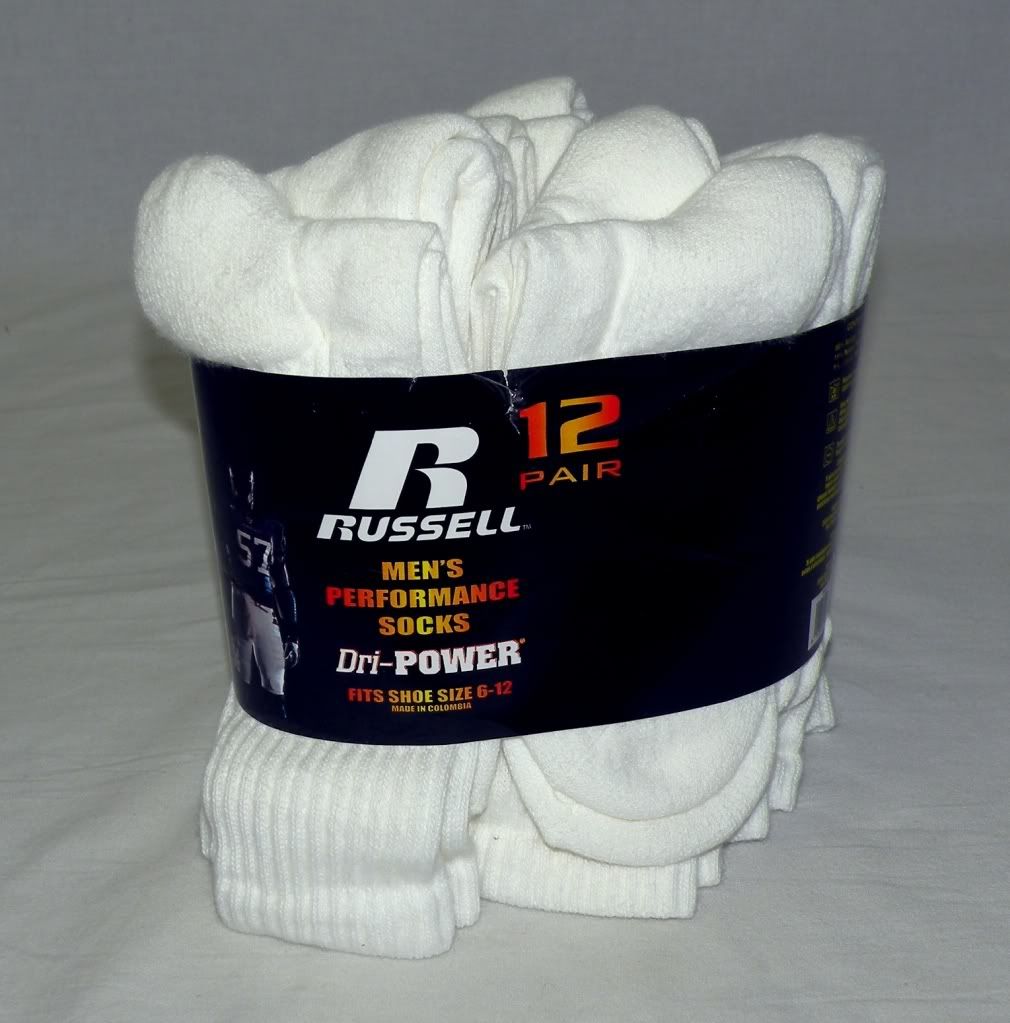 russell dri power 360 socks