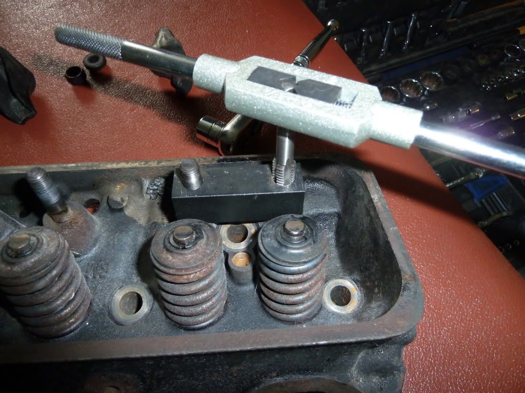 Installing screw in studs in Vortec heads. CorvetteForum Chevrolet