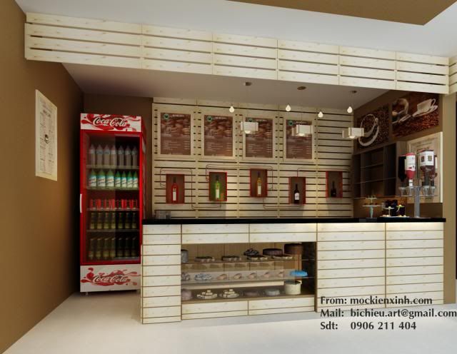 Mộc Kiến Xinh chuyên thiết kế - thi công nội thất Shop - Showroom, cafe, nhà ở - 9