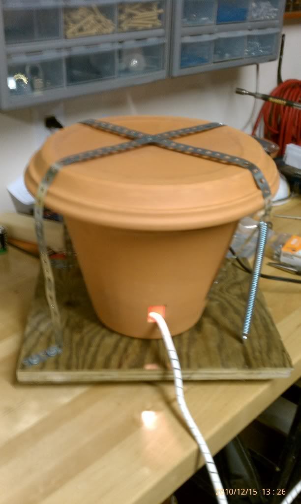 pots tea lights heater instructables com intro flower pots tea lights