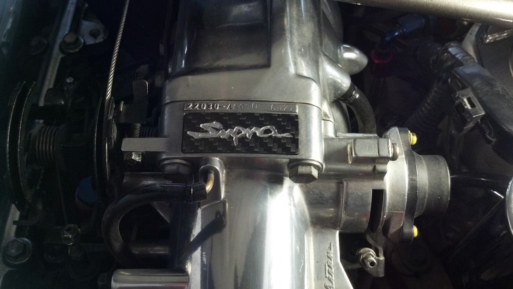 Throttle Body Traction Control Badge Change Supra Forums