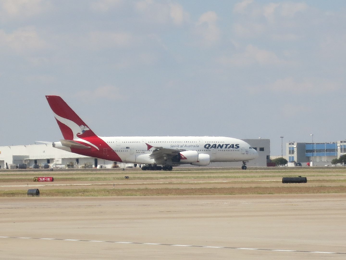 Qantas A380 Dallas