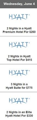 Hyatt Points Daily Getaways