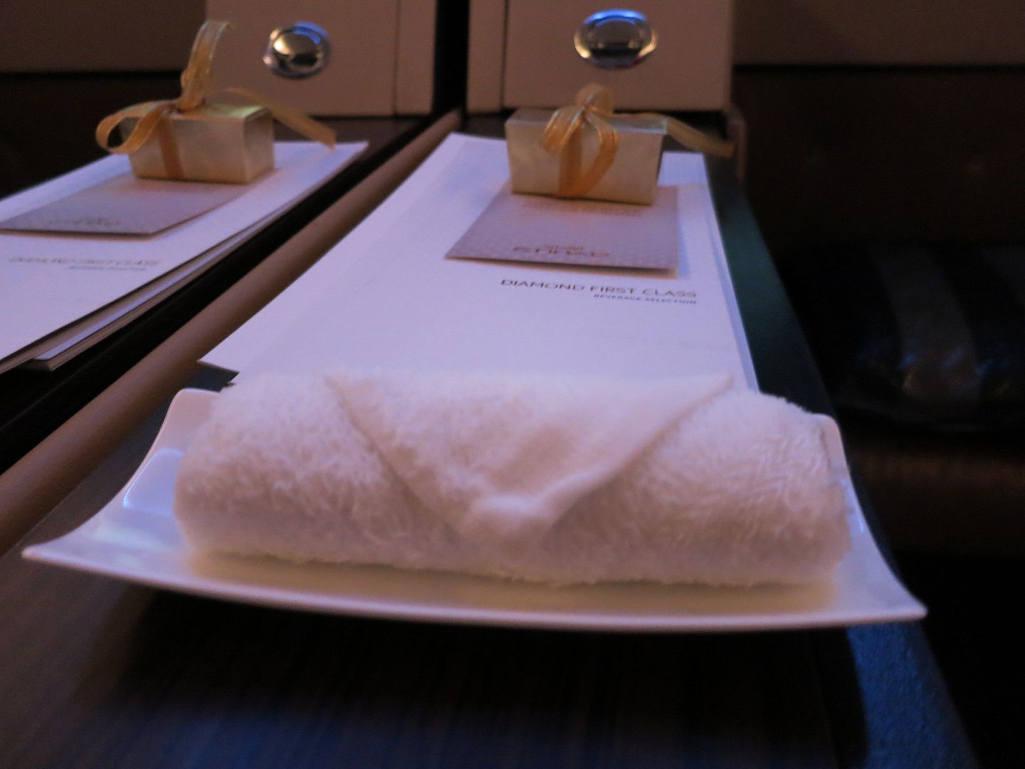 Etihad First Class cabin IAD-AUH