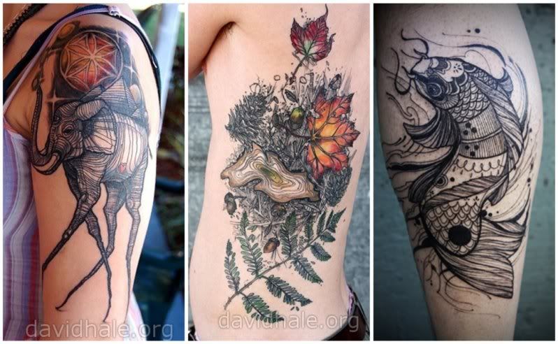 Pretty Things - Tattoos by David Hale