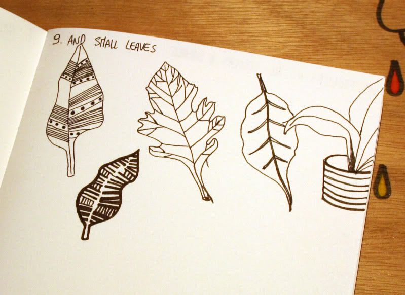 Drawing Challenge - Leaves