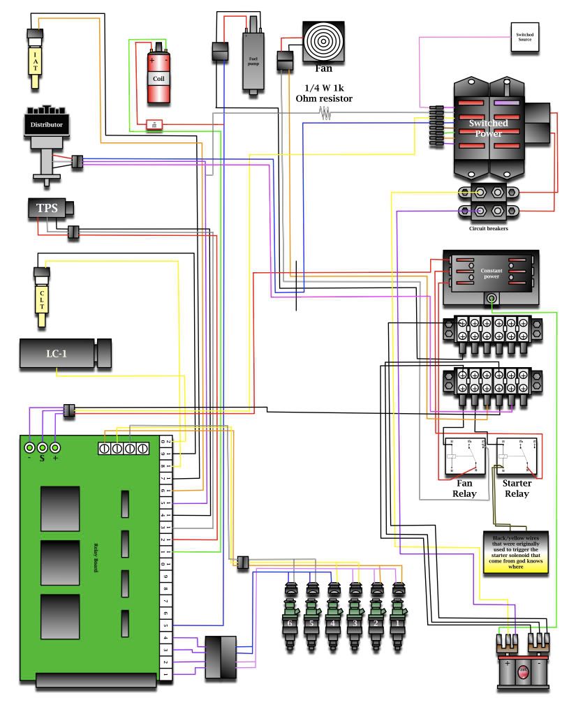 My Wiring Diagram Updated - Megasquirt