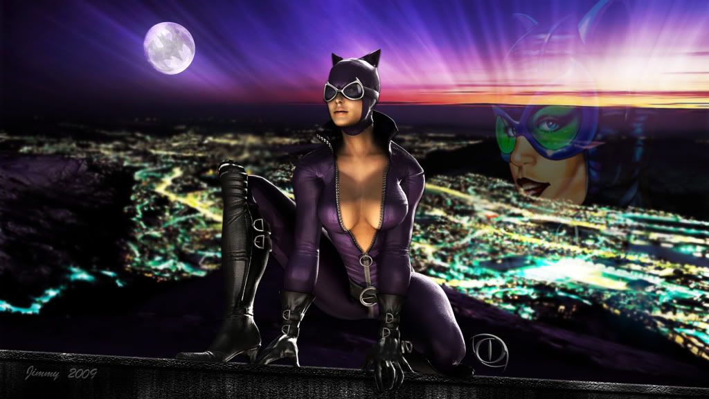 Cat Woman Wallpaper V2