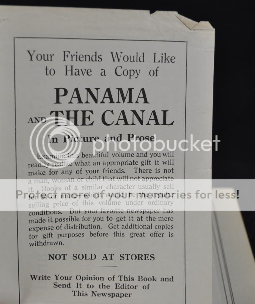 Vintage Book Panama and the Canal by Willis J. Abbot 1913  