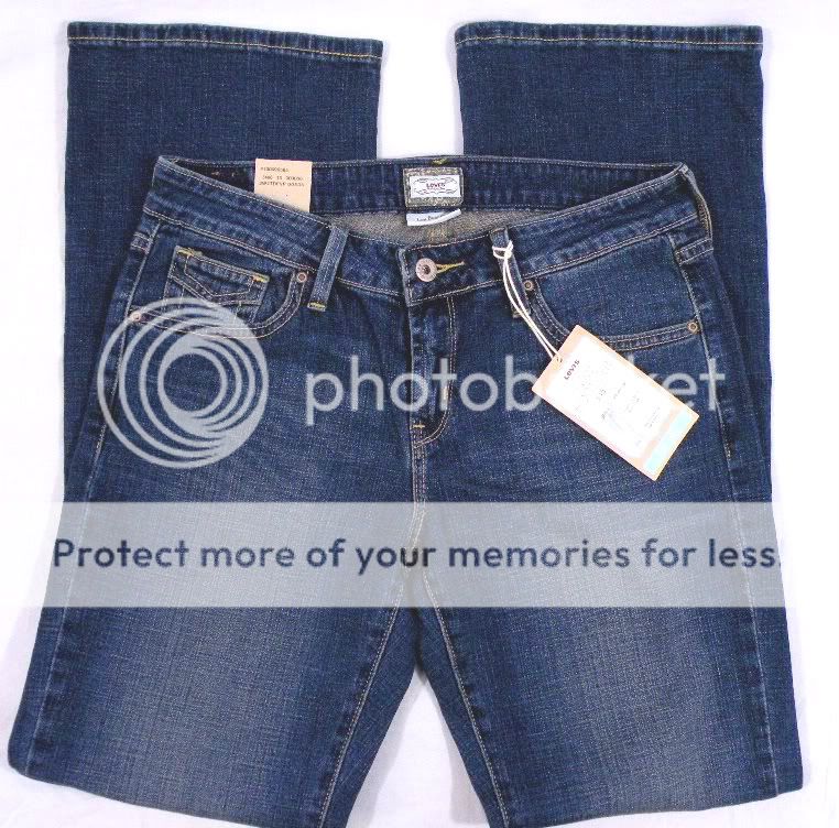 NEW Levis Womens 545 Slim Fit Low Rise Bootcut Medium Blue Jeans Size 