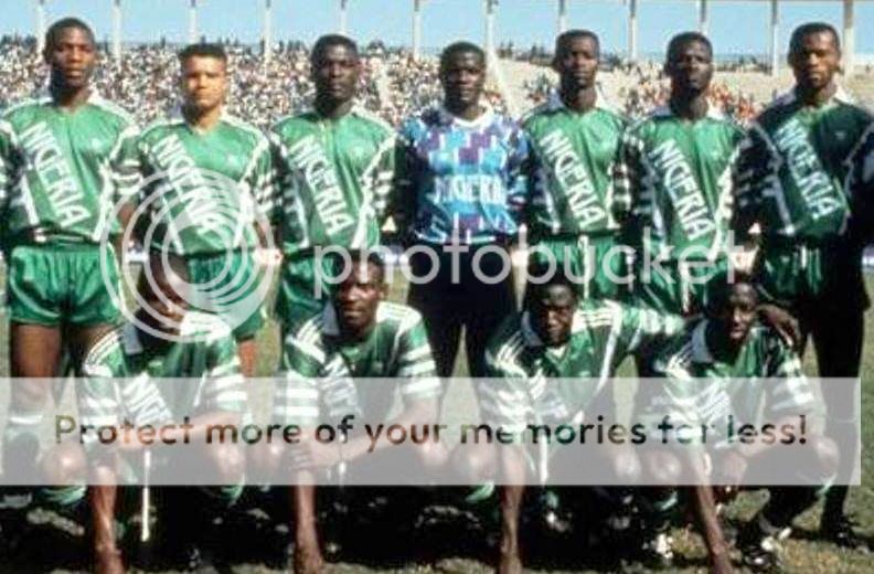 history pictures of the nigeria football team 80s-2002 - Cybereagles