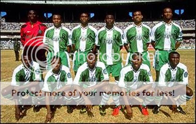 History Pictures Of The Nigeria Football Team 80s-2002 - Cybereagles